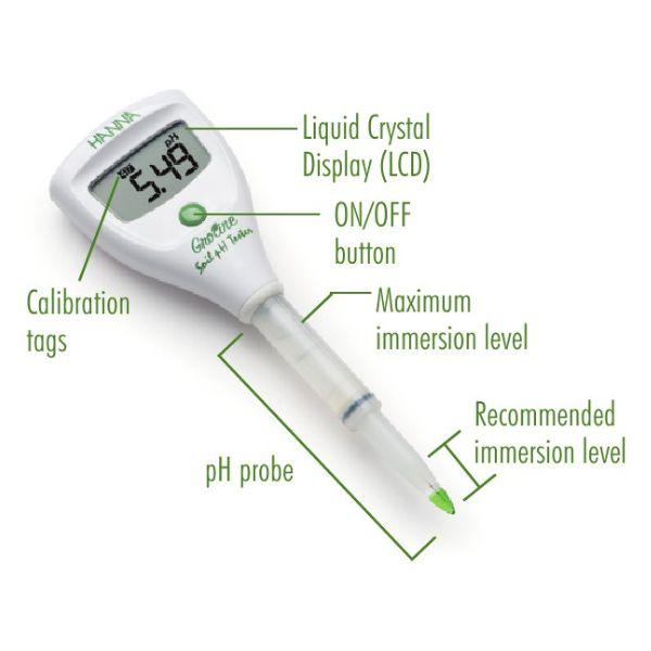 Hanna HI981030 เครื่องวัด pH ในดิน │ Soil pH Tester